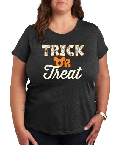 HYBRID APPAREL TRENDY DISNEY TRICK OR TREAT PLUS SIZE GRAPHIC T-SHIRT