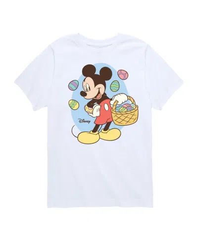 HYBRID BIG BOYS MICKEY EASTER BASKET GRAPHIC T-SHIRT
