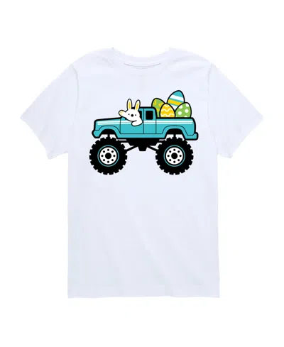 HYBRID TODDLER BOYS EASTER BUNNY MONSTER TRUCK GRAPHIC T-SHIRT
