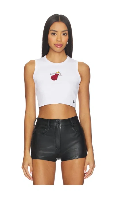 HYPE AND VICE MIAMI HEAT CUT OFF TANK TOP