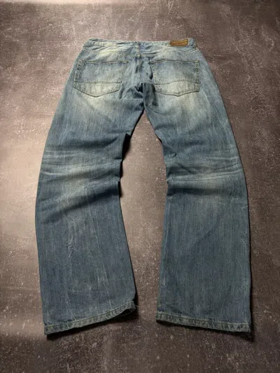 HYSTERIC GLAMOUR X IF SIX WAS NINE FISH BONE VINTAGE FADE JEANS Y2K IF SIZ WAS NINE STYLE