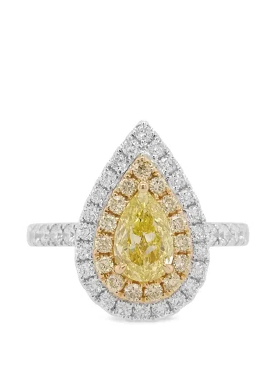 HYT JEWELRY 18KT WHITE GOLD DIAMOND RING