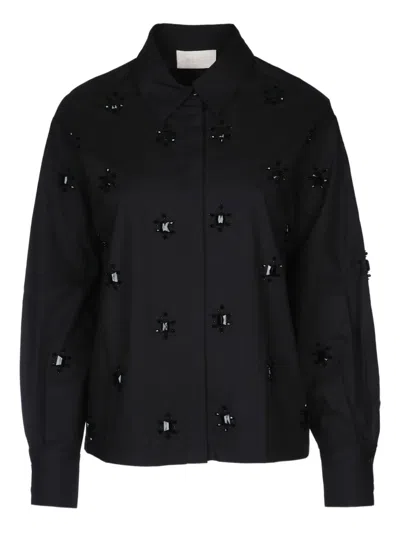 IBLUES BEADED-DETAIL SHIRT