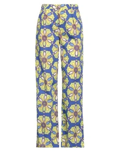 I LOVE MP I LOVE MP WOMAN PANTS BLUE SIZE 25 COTTON