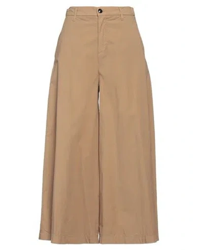 I LOVE MP I LOVE MP WOMAN PANTS CAMEL SIZE 29 COTTON, ELASTANE
