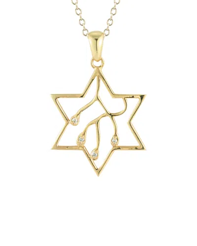 I. REISS I. REISS 14K 0.03 CT. TW. DIAMOND NECKLACE