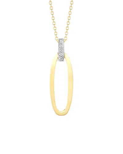 I. REISS I. REISS 14K 0.05 CT. TW. DIAMOND PENDANT NECKLACE