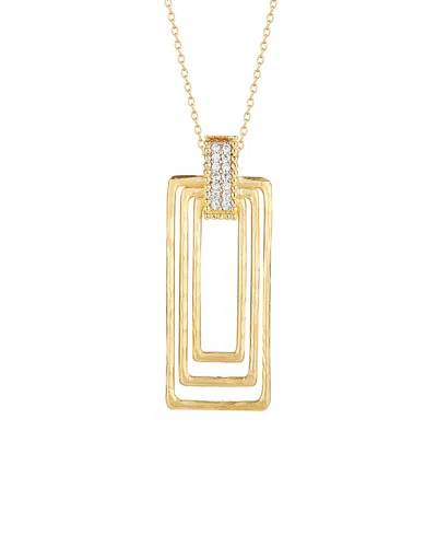 I. REISS I. REISS 14K 0.08 CT. TW. DIAMOND PENDANT