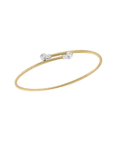 I. REISS I. REISS 14K 0.15 CT. TW. DIAMOND WIRE BRACELET