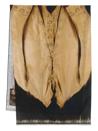 IA LONDON GRAPHIC-PRINT SCARF