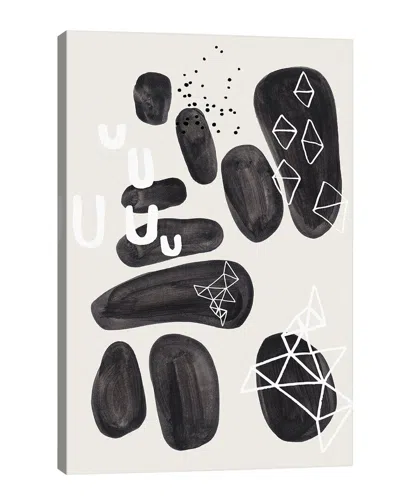 ICANVAS ICANVAS BLACK ORNATE PEBBLES BY ENSHAPE WALL ART