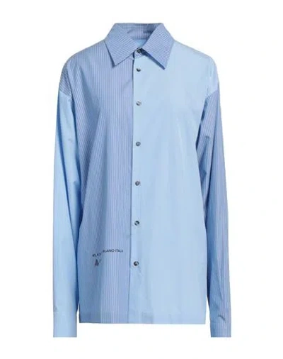 ICEBERG ICEBERG MAN SHIRT LIGHT BLUE SIZE 3XL COTTON