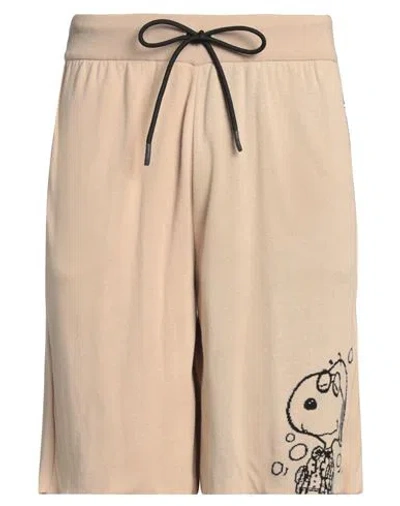 ICEBERG ICEBERG MAN SHORTS & BERMUDA SHORTS BEIGE SIZE 3XL COTTON, POLYAMIDE, ELASTANE