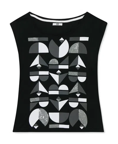 ICEBERG PRINTED SLEEVELESS T-SHIRT
