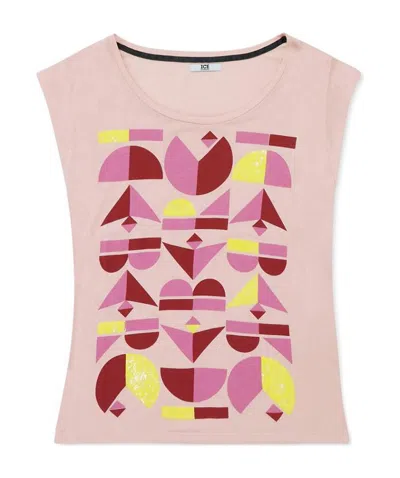 ICEBERG PRINTED SLEEVELESS T-SHIRT
