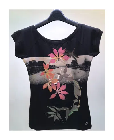 ICEBERG PRINTED T-SHIRT WITH ROUND NECK AND SHORT SLEEVES