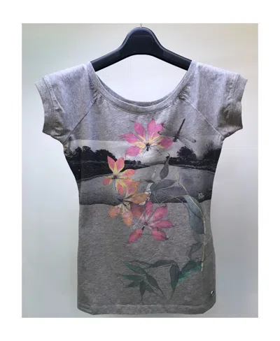 ICEBERG PRINTED T-SHIRT WITH ROUND NECK AND SHORT SLEEVES