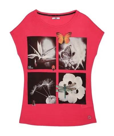 ICEBERG PRINTED T-SHIRT WITH ROUND NECK