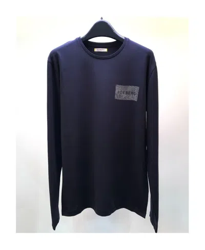 ICEBERG ROUND COLLAR AND LONG-SLEEVED T-SHIRT