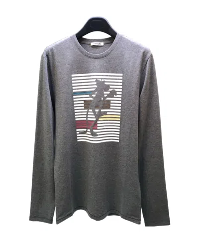 ICEBERG ROUND COLLAR AND LONG-SLEEVED T-SHIRT