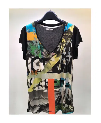 ICEBERG V-COLLAR SHORT-SLEEVED T-SHIRT