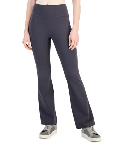 ID IDEOLOGY WOMEN'S PETITE STUDIO HIGH RISE FLARE LEGGINGS, CREATED FOR MACY'S