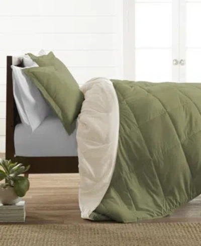 IENJOY HOME ALL SEASON LIGHTWEIGHT DOWN ALTERNATIVE REVERSIBLE 2-PC. COMFORTER SET, TWIN/TWIN XL