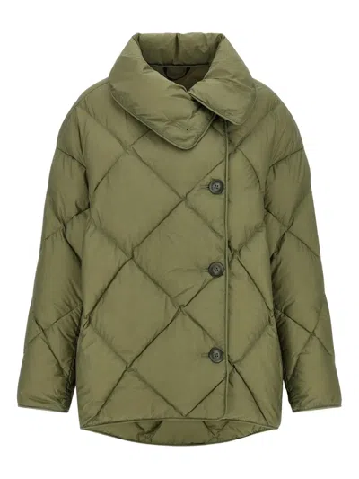 IENKI IENKI QUILTED HIGH-NECK JACKET