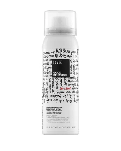 IGK HAIR GOOD BEHAVIOR SPIRULINA PROTEIN SMOOTHING SPRAY - TRAVEL 2.4 OZ.