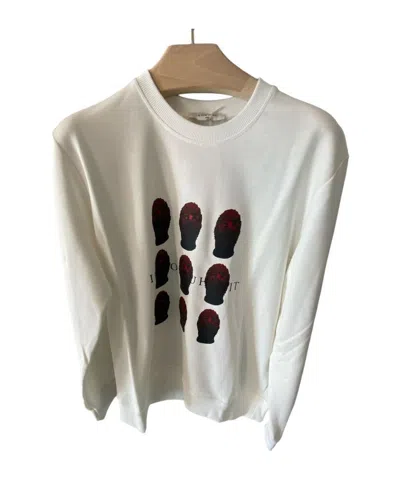 IH NOM UH NIT ROUND-COLLAR LONG-SLEEVE HOODIE