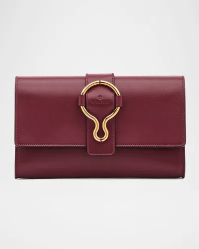 IL BISONTE CONSUELO FLAP LEATHER CLUTCH BAG