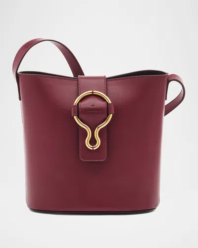 IL BISONTE CONSUELO LEATHER BUCKET BAG