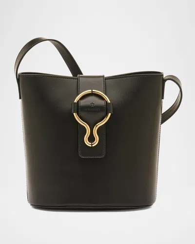 IL BISONTE CONSUELO LEATHER BUCKET BAG