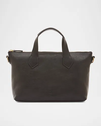 IL BISONTE LE LAUDI LEATHER TOP-HANDLE BAG