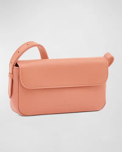 IL BISONTE STUDIO FLAP METALLIC CROSSBODY BAG