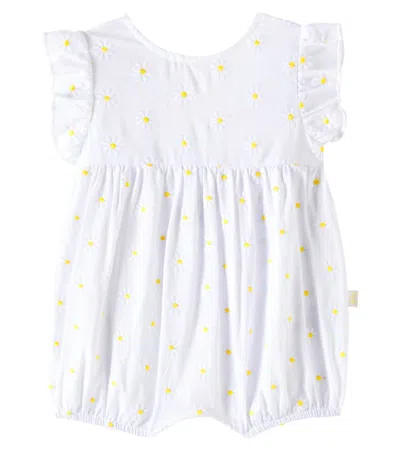 IL GUFO BABY FLORAL COTTON ROMPER