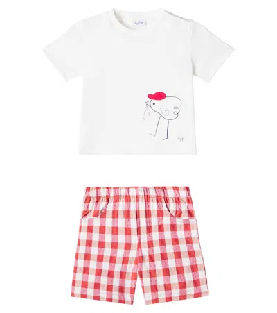 IL GUFO BABY SET AUS T-SHIRT UND SHORTS