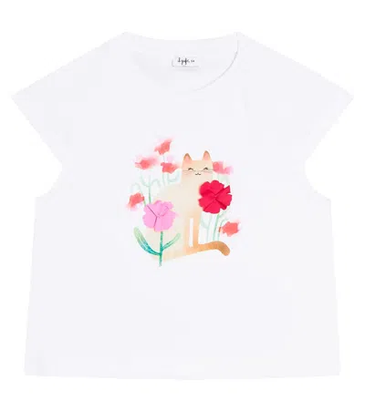 IL GUFO FLORAL COTTON JERSEY T-SHIRT