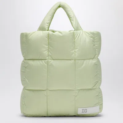 IL GUFO IL GUFO LIME YELLOW BAG IN MICROFIBRE NYLON