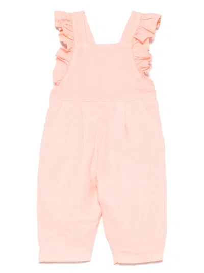 IL GUFO RUFFLED DUNGAREES
