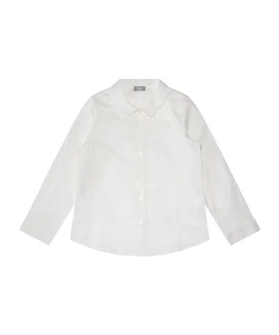 IL GUFO IL GUFO SCALLOPED COLLAR POPLIN SHIRT
