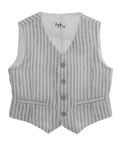 IL GUFO IL GUFO STRIPED VEST