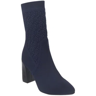 IMPO VARTLY WOMENS KNIT ALMOND TOE MID-CALF BOOTS