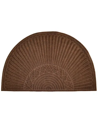 IMPORTS DECOR IMPORTS DECOR BROWN HALF ROUND DOORMAT