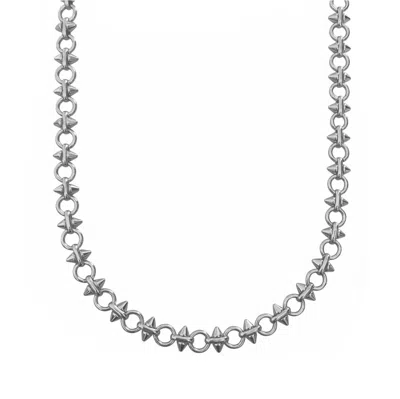 IN CAUDA VENENUM WOMEN'S SILVER CULT NECKLACE