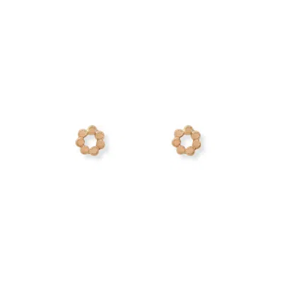 INARI JEWELLERY WOMEN'S GOLD DAISY STUD EARRINGS