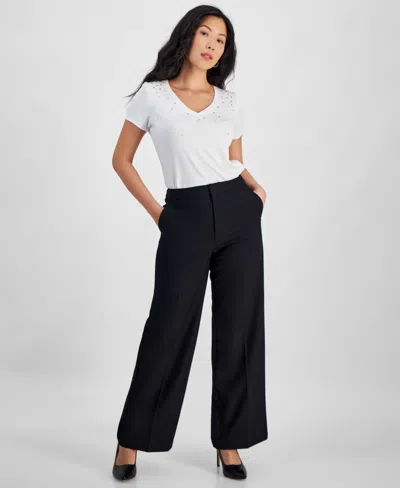 INC INTERNATIONAL CONCEPTS PETITE WIDE-LEG PANTS, CREATED FOR MACY'S