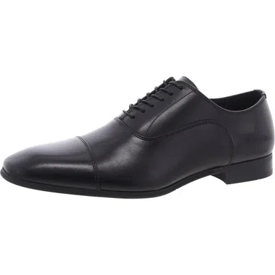 INC SILAS MENS LACE-UP LEATHER OXFORDS