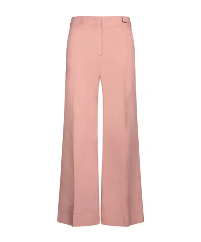 INCOTEX INCOTEX HIGH-WAISTED WIDE-LEG PANTS