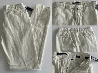 INCOTEX INCOTEX ITALY CHINOLINO LUXURY COTTON SLIM FIT GOLF TROUSERS HOSE CHINO PANTS 38